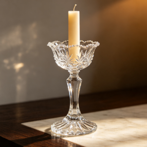 Vintage Crystal Candlestick