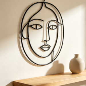 Metal Line Wall Hanging